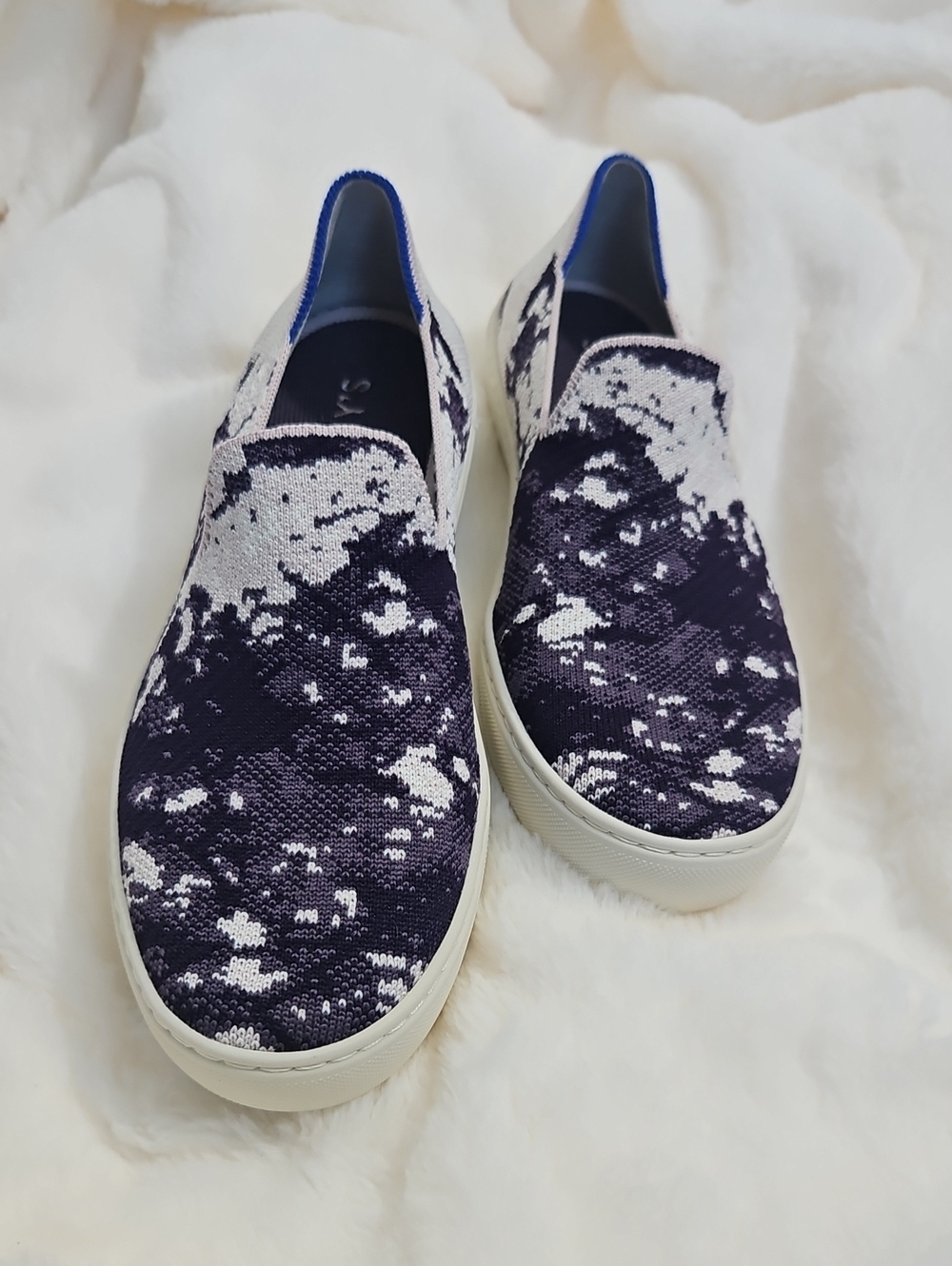 Rothy’s The Sneaker Ocean Iris Knit Slip-On Shoes Women’s Size 9